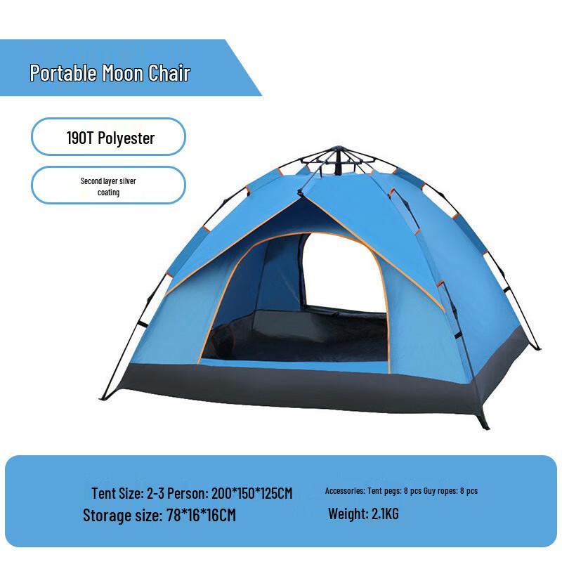 Xunling Portable Quick-Open Outdoor Camping Tent Tent Only