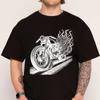 Motorcycle Burnout Intense Smoke Tshirt 100 Cotton ONeck T Shirt Short Sleeve Casual Mens Tshirt Top Tees