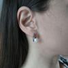 Silver Earrings with Natural Pearls (2187226)