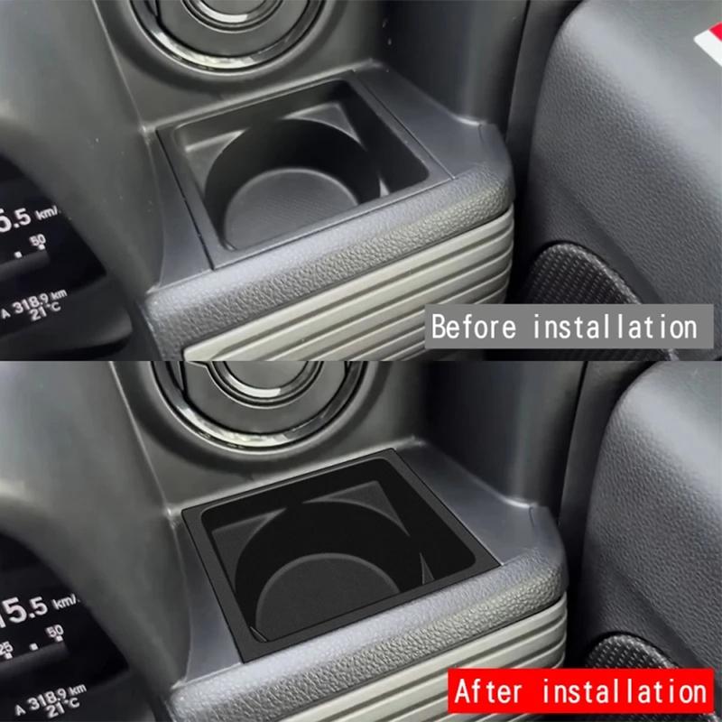 

Front Dashboard Center Console Panel Water Cup Pad ABS Material Compatible with For Honda N VAN 2024+ RHD Model