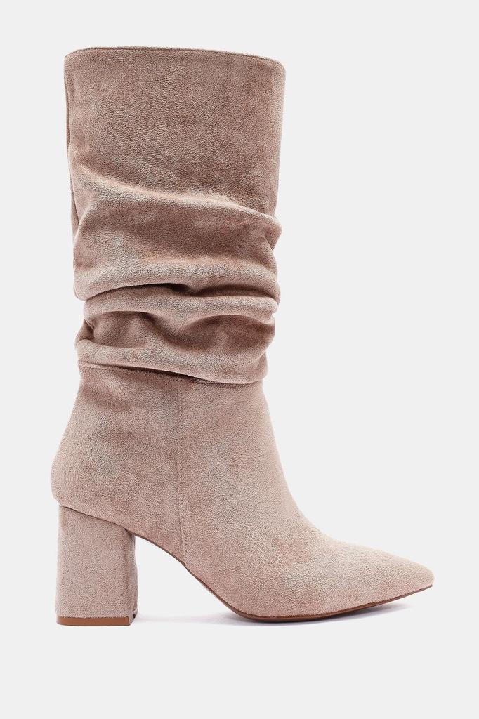 Women Modern Stylish Fashion Boots Boots Luna Mink High Heel Boots