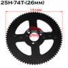 62 64 66 68 70 72 74 76 78T 80T Tooth 25H 26MM Rear Sprocket Mini Moto ATV Quad Dirt Pit Pocket Bike Chopper 47CC 49CC Parts