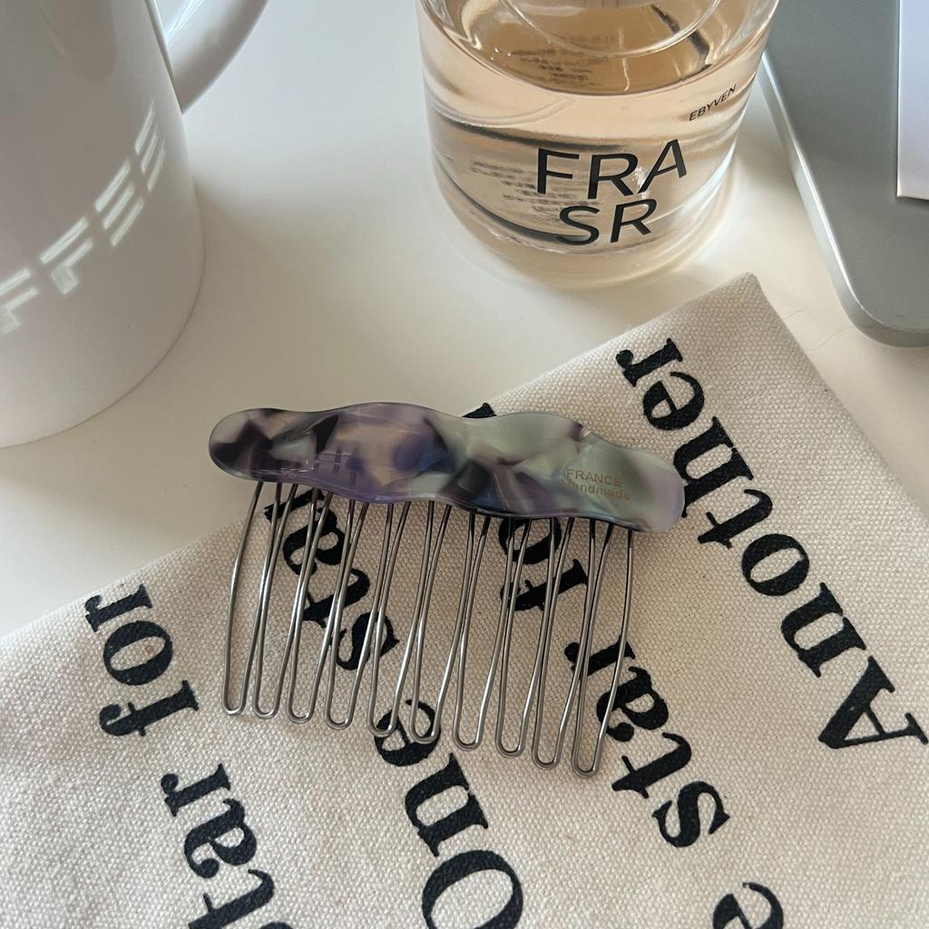 Small Size 7 Teeth Insert Comb Clip Women Hair Styling Hairpins Women Headwear Jewelry Bangs Broken Hair Comb Clip Girls Gifts