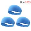 Elastic Sports Headbands Sweat Absorption Headdress Quick Dry Fitness Headband Anti-slip Breathable Sweatbands for Yoga Runnin