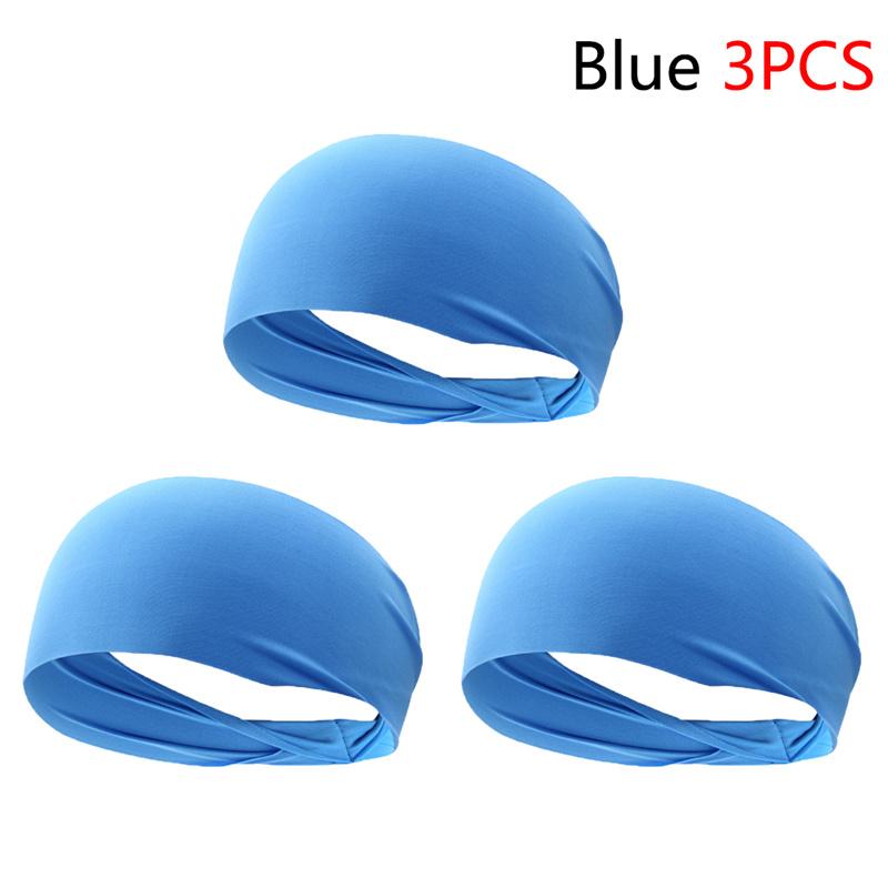 Elastic Sports Headbands Sweat Absorption Headdress Quick Dry Fitness Headband Anti-slip Breathable Sweatbands for Yoga Runnin