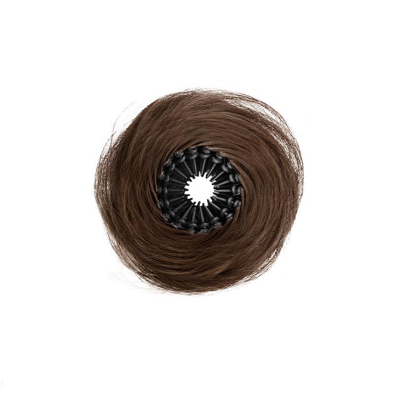 Women's Fluffy Bird's Nest Hair Bun Wig & Hair Tie