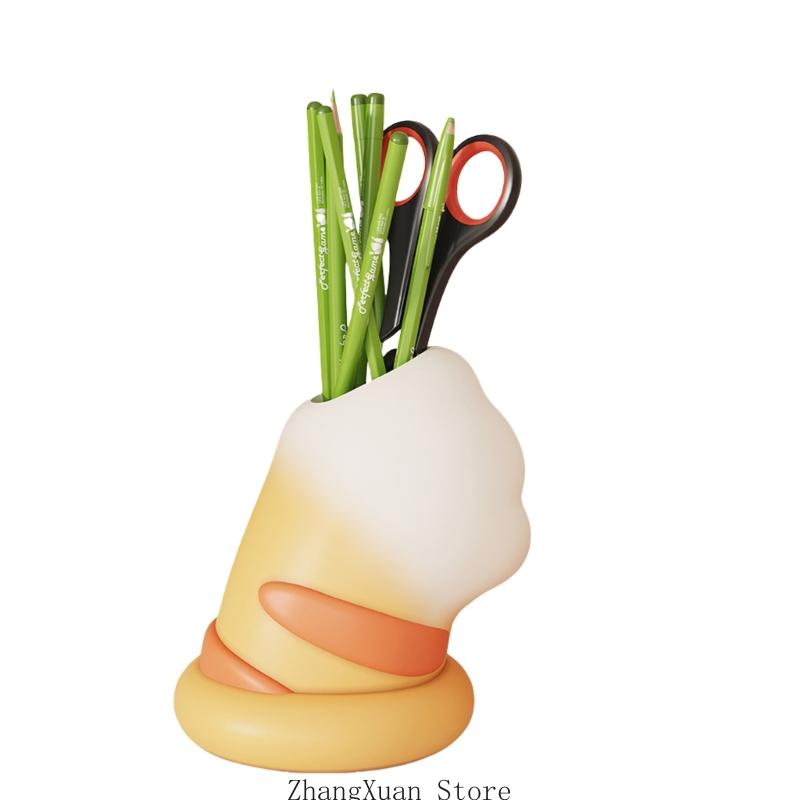 

Cats Paws Pencil Organizers Resins Pen Holder Cup Stationery Storage Container for Work or Study Space Decoration