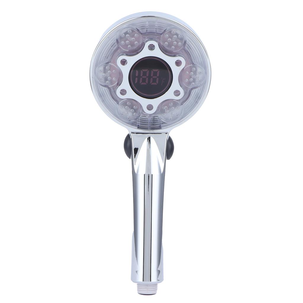 G1/2 Shower Sprayer with 3?Color LED Hand?held water?saving Shower Head for Home Bathroom