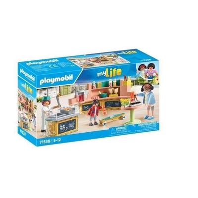 Playmobil 71538 Fast Food Stand, My Life, 54 Pieces, From 5 Years