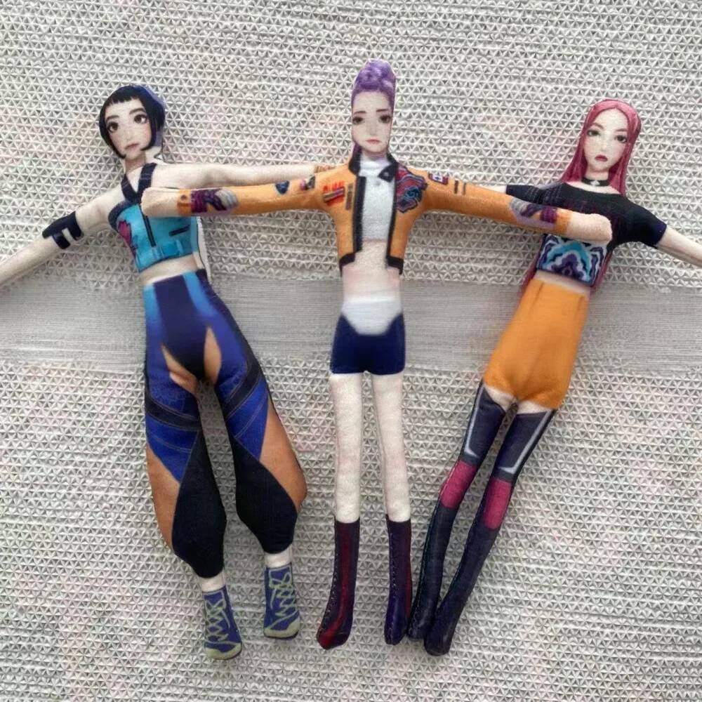 Kpop Dämonenjäger Plüschpuppe K Pop Dämonenjäger Plüsch Huntrix Rumi Zoey Mira Huntrix Puppe Saja Boys Waren Merch Stofftier