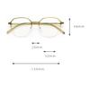Multifocal Reading Glasses for Bright No Color Change Under Artificial No Color Change Under Artificial Light or Indoors [PLOPLO] Round, Photochromic,