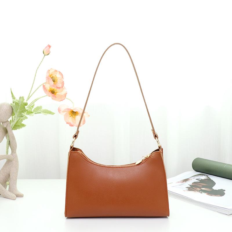 2022 Women's Korean Fashion Baguette Handbag - Simple Underarm Bag