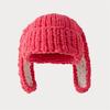 Warm Ear Hat with Ear Pullover Cap Cartoon Rabbit Ears Beanies Lovely Colorful Winter Plush Hat for Casual Wear