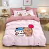 Bubu and Dudu Bedding Set for Adult Kids Adult,Cute Bubu Dudu Duvet Cover Set with Pillowcases 50x75cm Multiple sizes