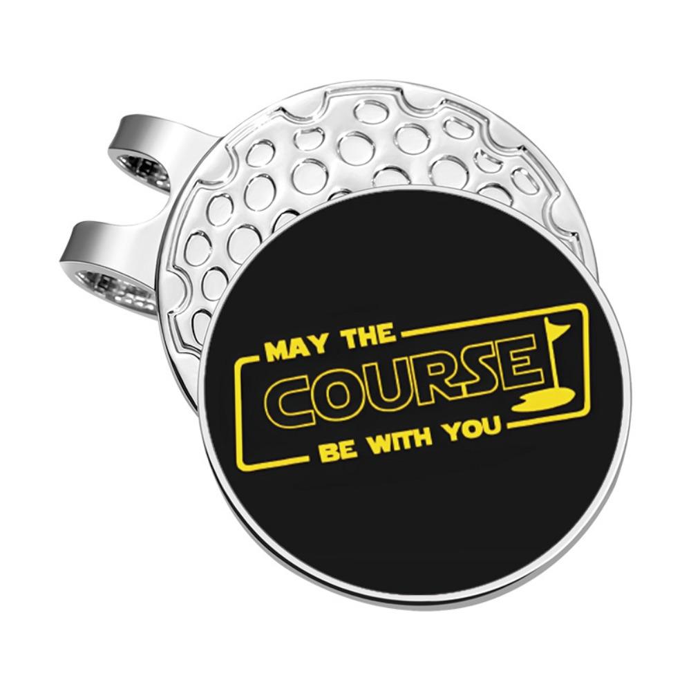 Magnetic Golf Ball Marker Position Marker Golf Cap Clips Funny Golf Hat Clips  Men Women