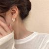 Dropwise Glazed Heart-shaped Earrings Exquisite Versatile Alloy Earrings Ear Studs Women Jewelry Accessories