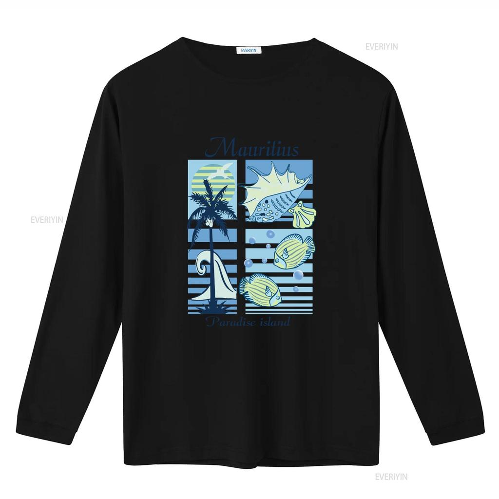 Vintage Mauritius 90s Souvenir T shirt With Print Size XL Tropical Paradise Island Design vintage Washed Versatile streetwear