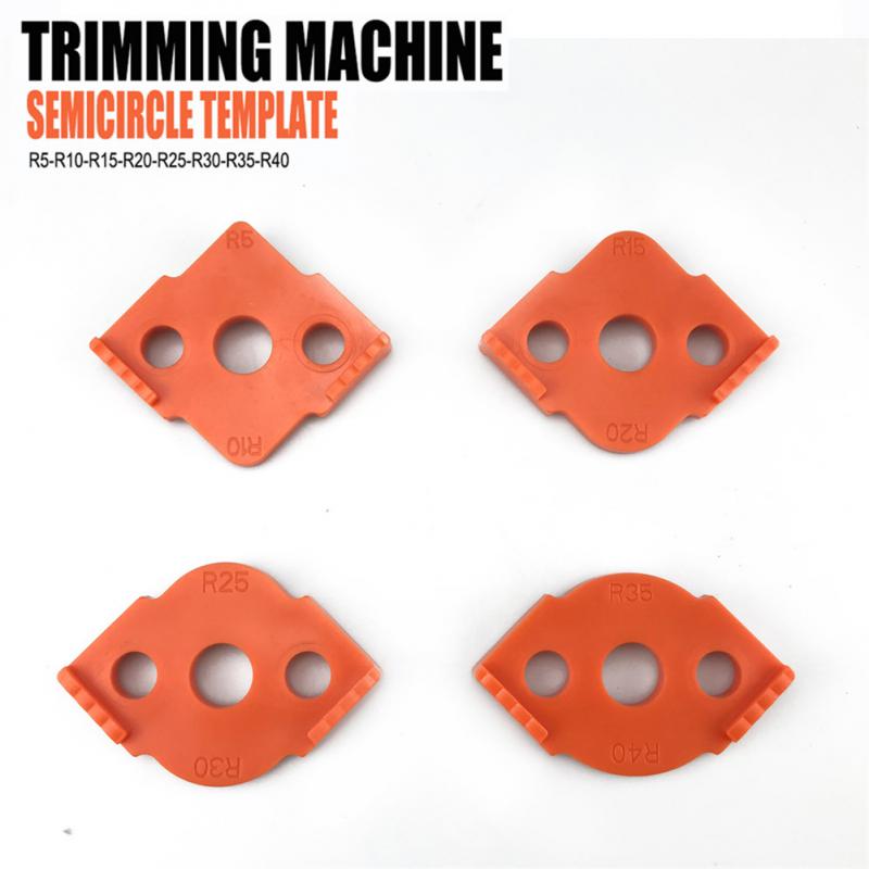 Wood Panel Radius R Plate Router Table Bit Corner Jig Trimming Machine Engraving Machine R5 To R40 Routing Round Corner Template