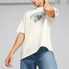 Puma X STAPLE Collaboration SS23 Graphic Print Crew Neck T-Shirt Men Tops White 622201-65