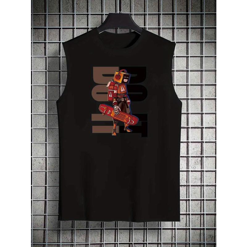 Однотонный мужской безрукавный жилет из полиэстера, Формоустойчивый, Прочный S