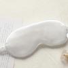2pcs Simulation Silk Blackout Eye Mask Breathable Travel Lunchtime Satin Eye Mask Sleep Sleep Eye Mask