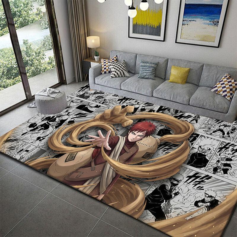 Naruto Adventure Carpet Rug for Living Room Bedroom Home Sofa Decoration,Kids play Non-slip Floor Mat