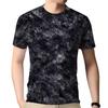 Men's T-Shirt 3d Tie Dye Print Tee Vintage O Neck Short Sleeve Casual Tops Streetwear Extra Large T-Shirt Fashion Men Clothing