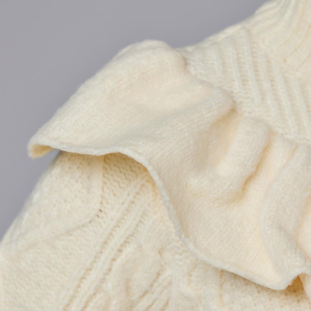 J.JANE Pastel Frill Knit Sweater (Bright Yellow)