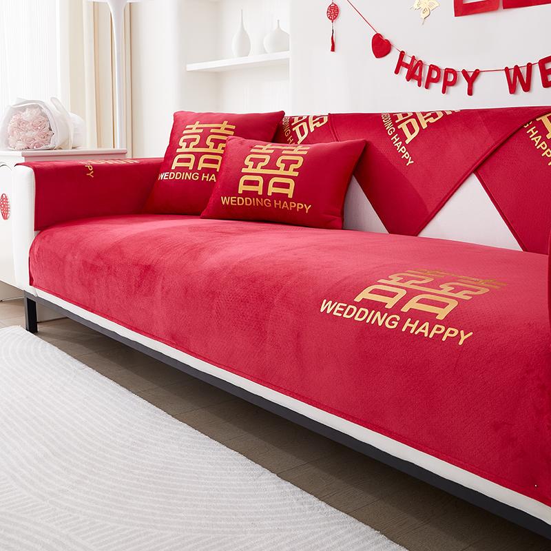 

Красный Праздничный Свадебный Подарок, Подушка для Дивана, Универсальный Чехол для Всех Сезонов, Тканевое Полотенце, Новое Оформление Свадебной Комнаты, Сидушка 70*70cm