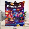 Coperta di Flanella Roblox Adventure Quest - Morbida e Adatta per Divani, Letti, Uffici, Viaggi, Tutte le Stagioni, Ottimo Regalo per Feste e Compleanni.