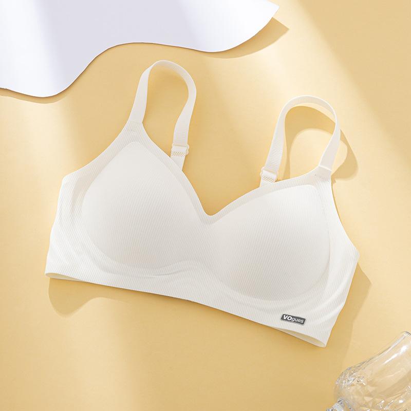 Traceless Underwear, Women's Small Breasts Gather, No Steel Rims, Thin Styles, Double Breasts, Anti-sagging Bra, Adjusted Upper Support Bra