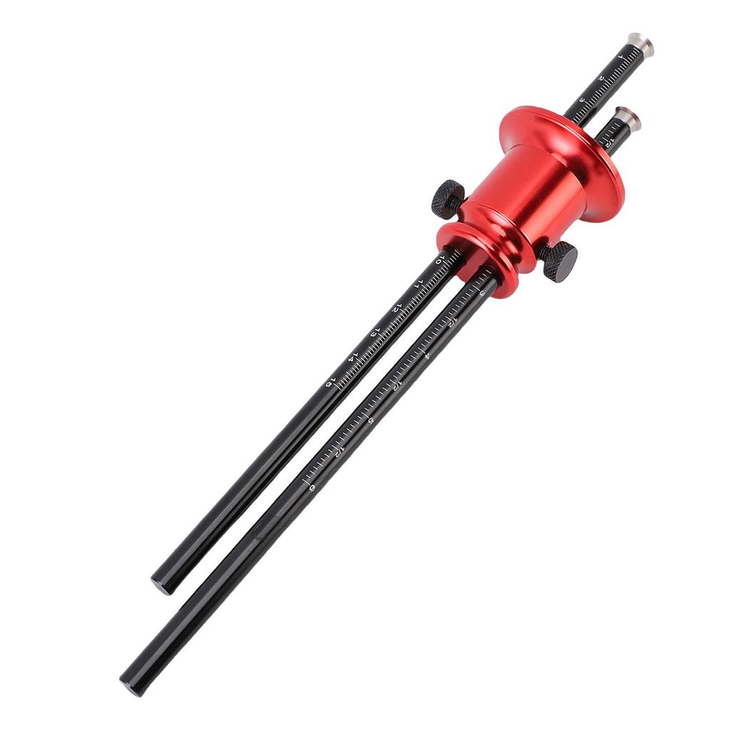 Wheel Marking Scriber Aluminum Alloy European Metric and Imperial Accurate Scale Scriber Tool for Woodworking Projects