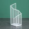 Nordic Wrought Iron Umbrella Stand Hotel Lobby Holder Hallway Porch Bucket Household Furniture Organizer Entryway Decor