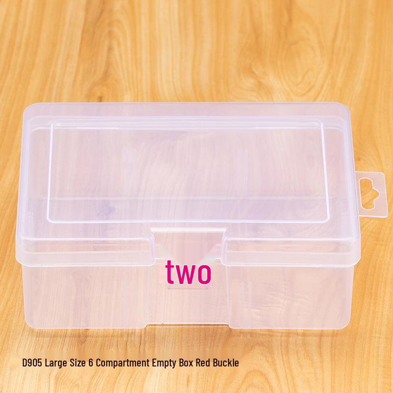 

Clear Plastic Rectangular Storage Box for Electronics, Spare Parts, Jewelry, and Samples 16.3*11.8*5.8 cm