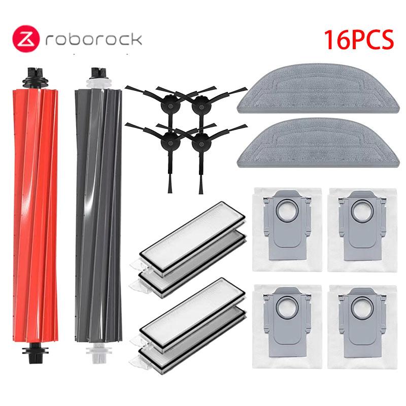 Accessori per Robot Aspirapolvere Roborock S8 MaxV Ultra Spazzola Principale Laterale Filtro Hepa Mocio Sacchetti Polvere Pezzi di Ricambio