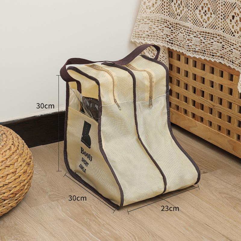 

Korean-Style Travel Long Boots with Moisture-Proof, Dustproof Storage Bag