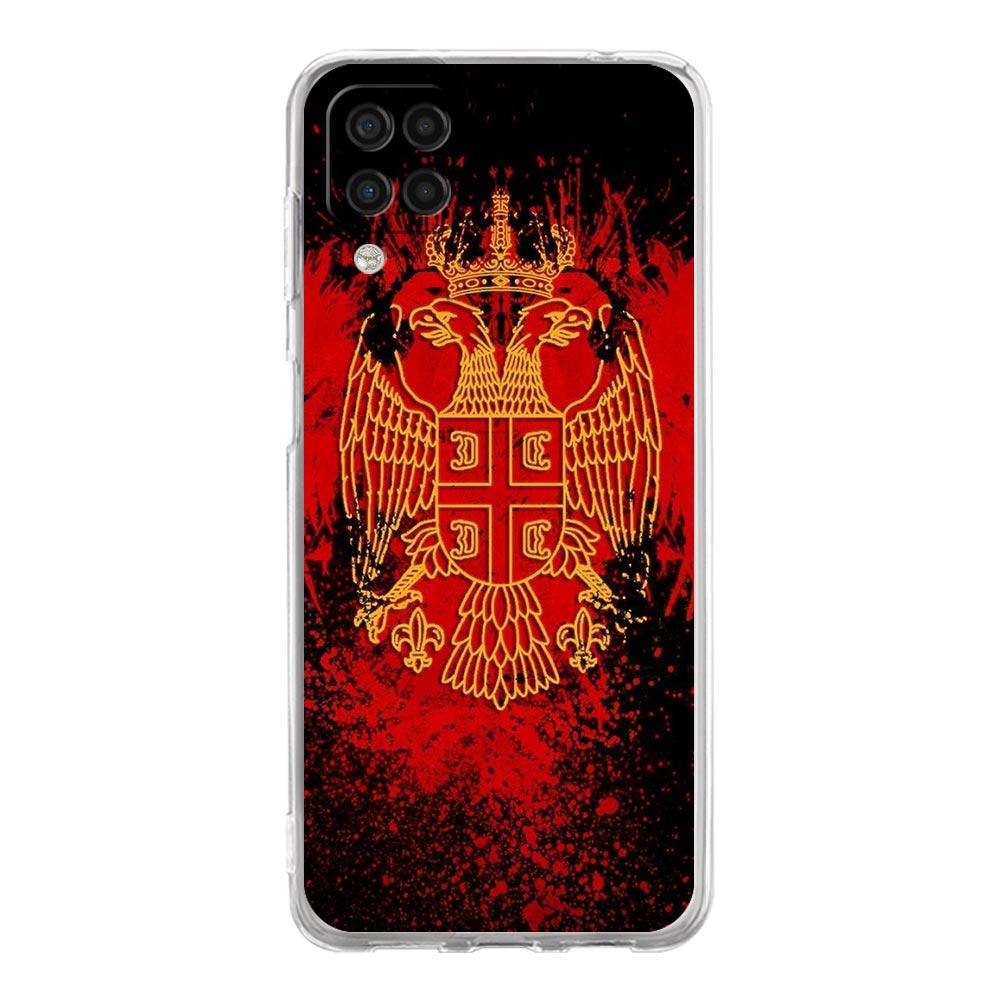 Case For Samsung Galaxy A13 A23 A33 A53 A73 5G A51 A71 A21S A12 A11 A31 A41 A03s A52 A32 A22 Silicone Clear Cover Serbia Flag