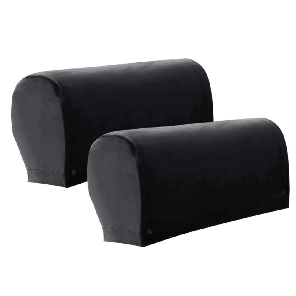2 STÜCKE Elastizität Sofabezug Stretch Couch Armschoner Geschenke Sofa Armlehnenbezüge
