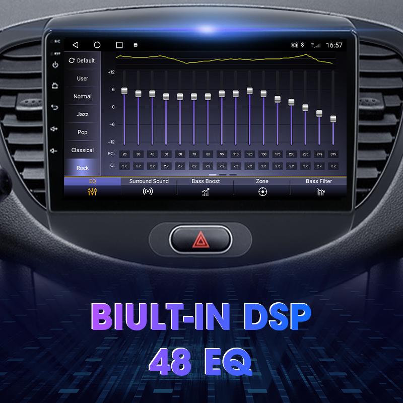 2 Din Android 12 Car Radio For Hyundai I10 2007 - 2013 Multimedia Video Player GPS 4G Carplay Auto Stereo DVD QLED IPS Head Unit