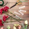 [CL]20 PIEZAS Tubos de Agua para Flores con Tapas Reutilizables Silicona Transparente Frascos Florales Plástico Para Conservación de Flores y Plantas[CL]