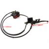 Front/Rear Disc Brake Master Cylinder Hydraulic Caliper Assembly for 50cc 70cc 90cc 110cc 125cc ATV Buggy Quad Bike Accessories