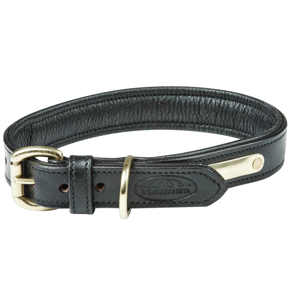 Weatherbeeta Padded Leather Dog Collar
