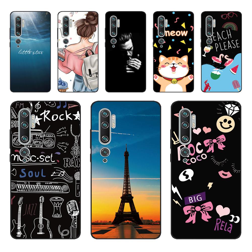 Case for Xiaomi Mi Note 10 Pro Case Soft TPU Silicon Cover for Xiomi Mi Note 10 Note10 Pro Case Coque Bumper Shockproof Shell