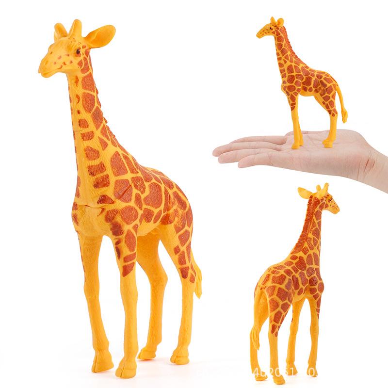 12-Piece Wild Animal Figurine Set: Hippo, Lion, Zebra, Rhino - Educational Models for Kids