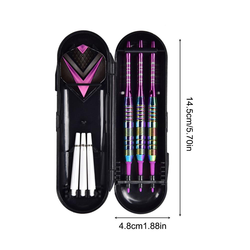3Pcs Soft Tip Darts Set with Flight Protectors Lightweight Darts Set Plastic Tip Darts Set for Dart Board