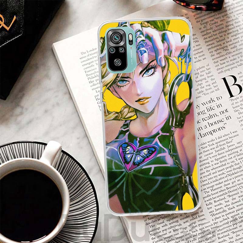 JoJo's Bizarre Adventure Jolyne Cujoh Cover For Xiaomi Redmi Note 14 13 12S 12 11 Pro Plus Phone Case 11S 10S 10 11E 11T + 9S 9