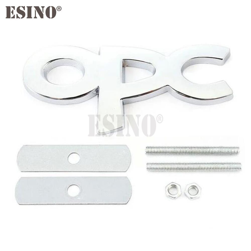 Car Styling OPC Line 3D Metal Zinc Alloy Car Badge Body Fender Adhesive Emblem for Opel Antara Astra Insignia Corsa Mokka Vectra