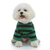 Dog Clothes Summer Thin Cute Red Stripes Than Bear Golden Retriever Home