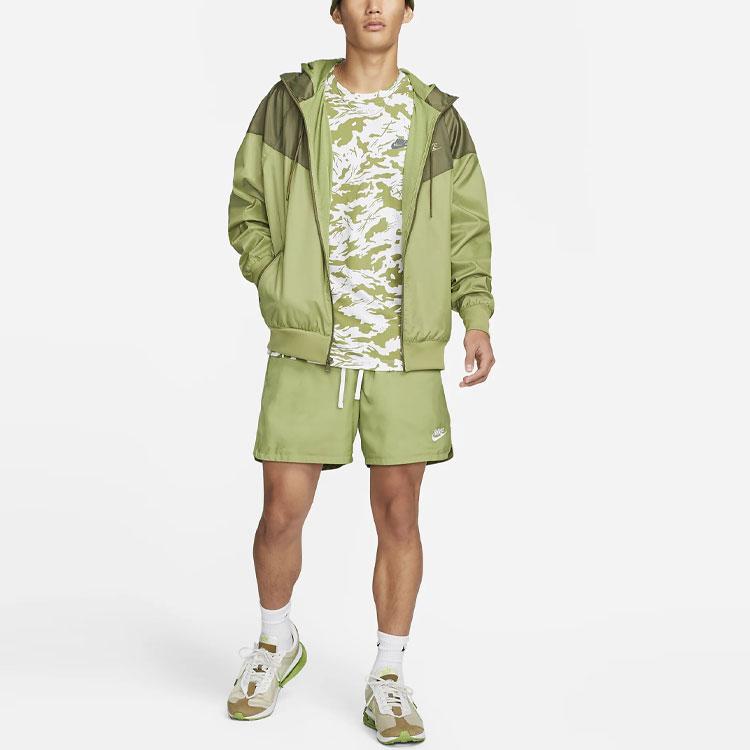 Nike Sportswear Sport Essentials Solid Color Drawstring Loose Fit Shorts Men Bottoms Light-Green DM6830-334