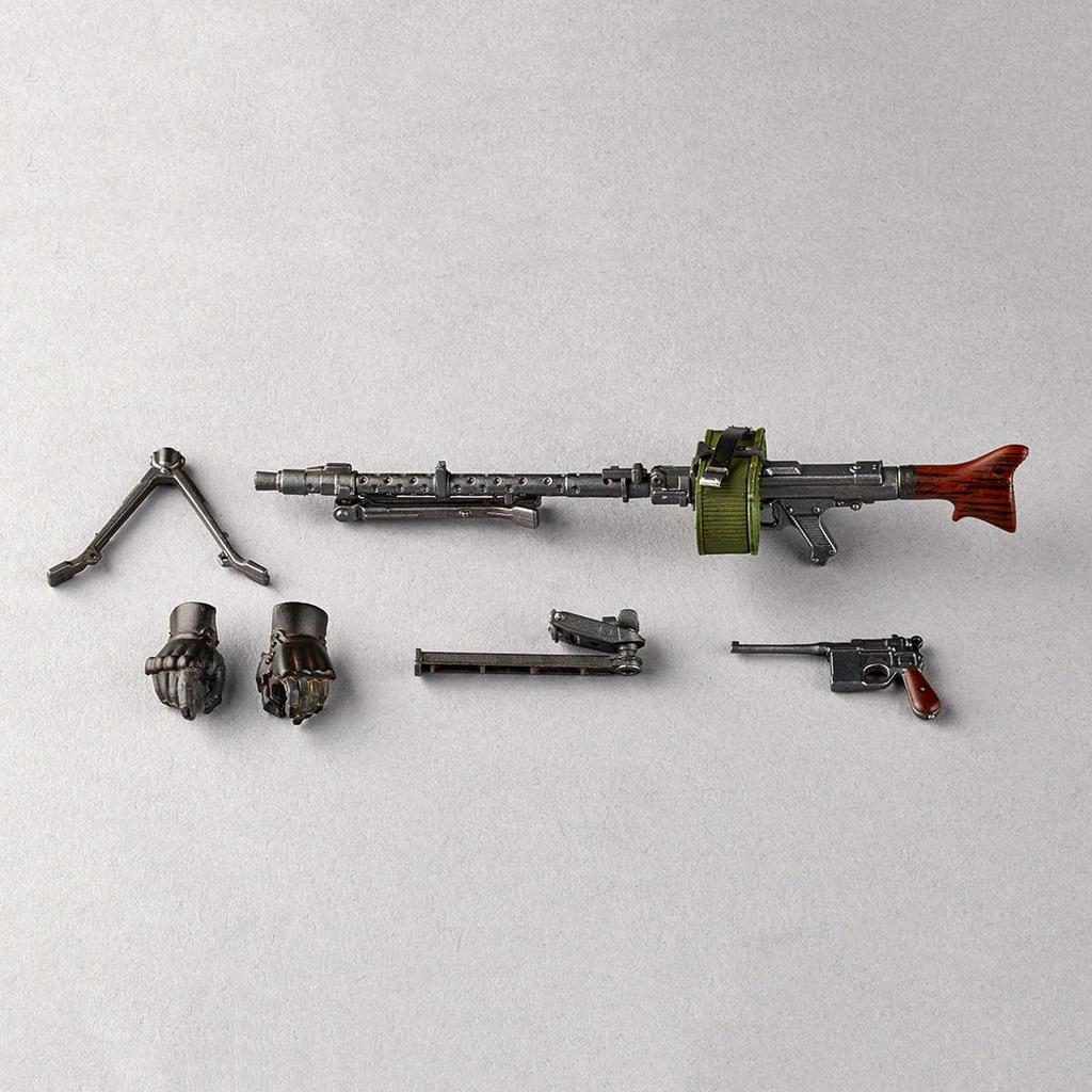 Kaiyodo Takeya Style Freely Figurine Protect Gear Year Special Increased Black Height 150mm PVC ABS Painted Movable Figure "34 Armor" Ver. Approx.